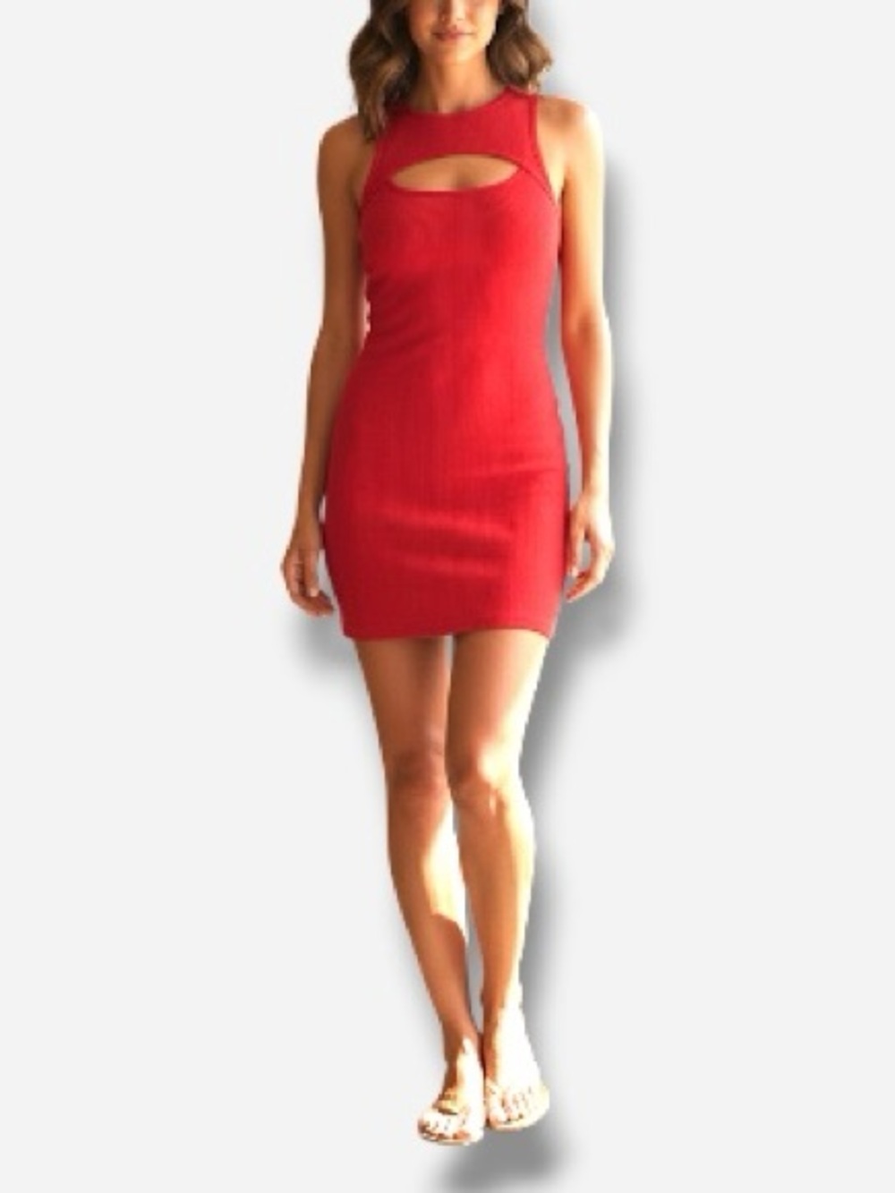 🌸New🌸 Zara Sleeveless Dress with Cut-outs S NWT
